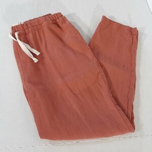 Not Perfect Linen Athens Tapered Pants
